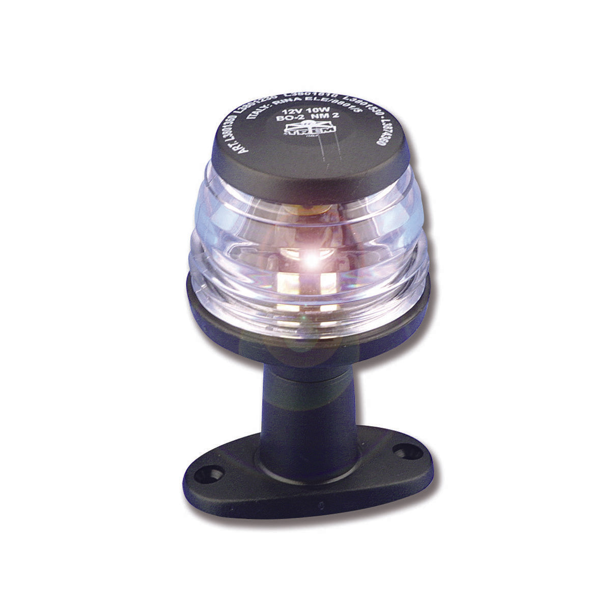 Trem 360 degree halogen anchor light with black base H mm 110