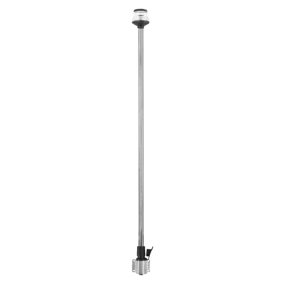 Trem 360 degree halogen wall mounted light pole, black, H 1000 mm