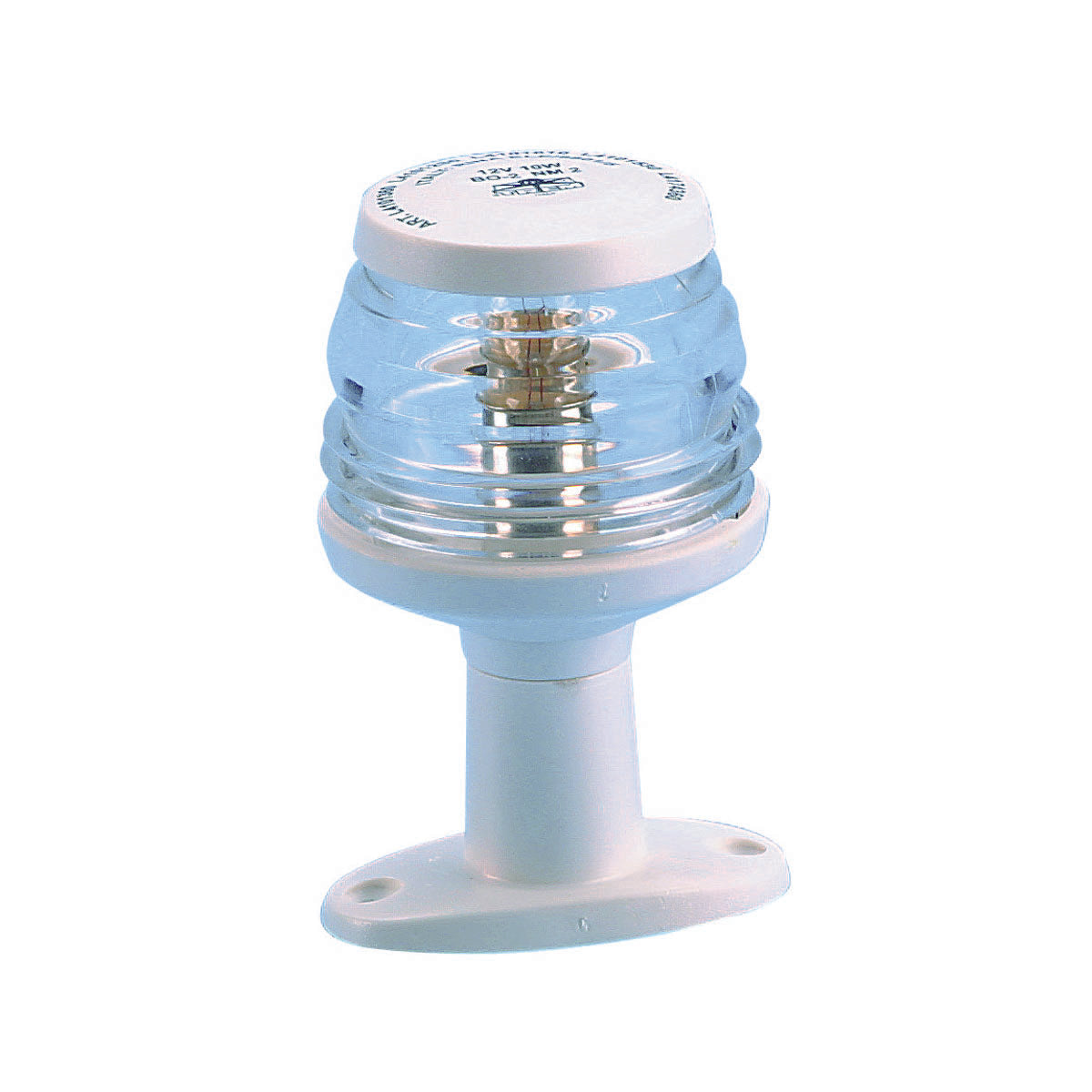 Trem 360 degree halogen anchor light with white base H mm 110