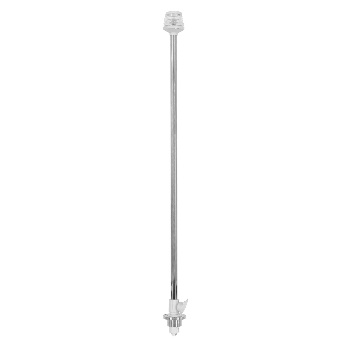 Poste de luz halógeno Trem 360 grados, extraíble, blanco, H mm 1000
