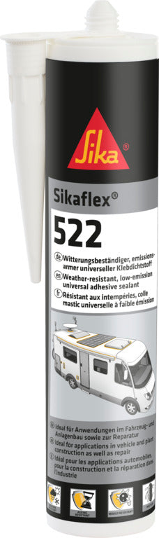 Sikaflex -522 grigio acciaio - 300ml CONFEZIONE DA 3 PEZZI