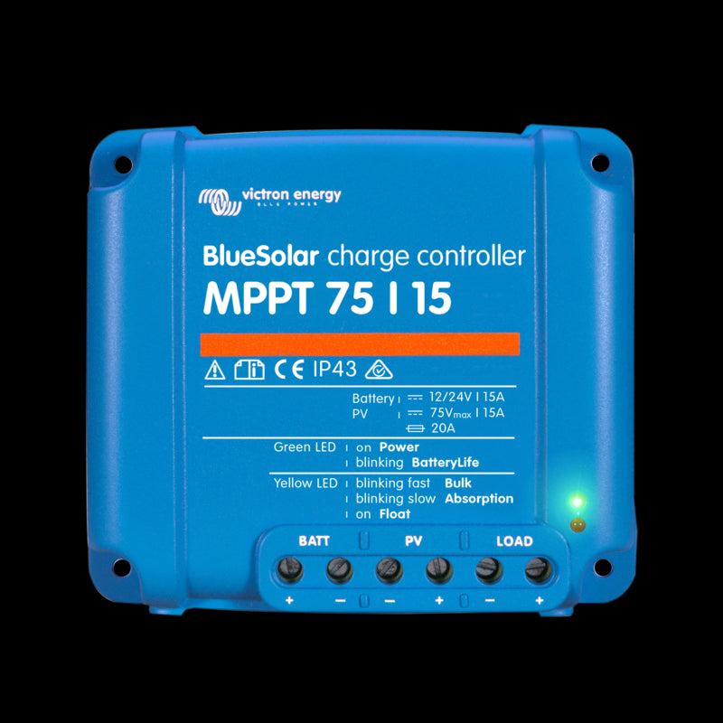 Victron Energy BlueSolar Regolatore di carica solare MPPT 12/24V 15Ah