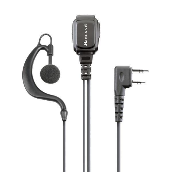 Midland MA21 LK Pro, Kenwood 2-Pin-Headset mit Mikrofon