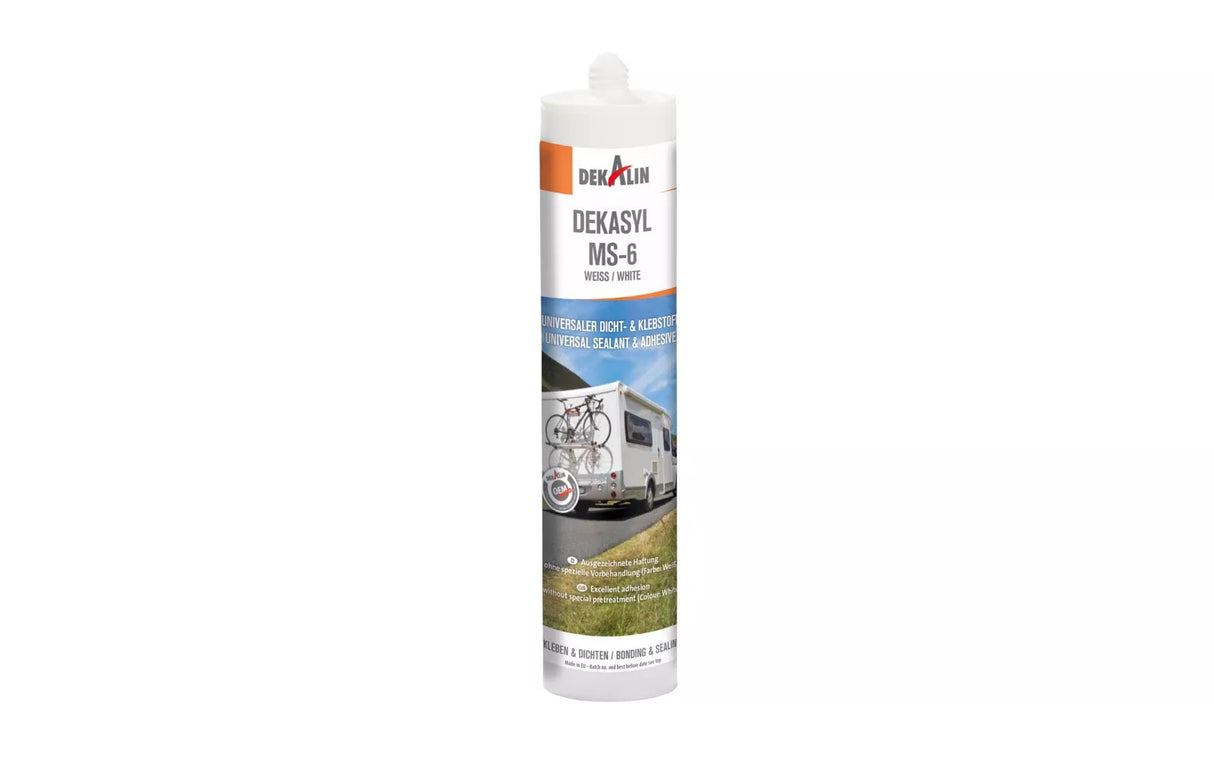 Dekalin DEKASYL MS 6 polymer adhesive sealant 310ml (black)