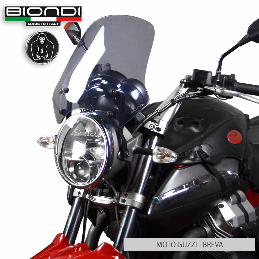 Biondi Cupolino Touring Fumè Chiaro Moto Guzzi Breva 850/1100/1200 2005-2012