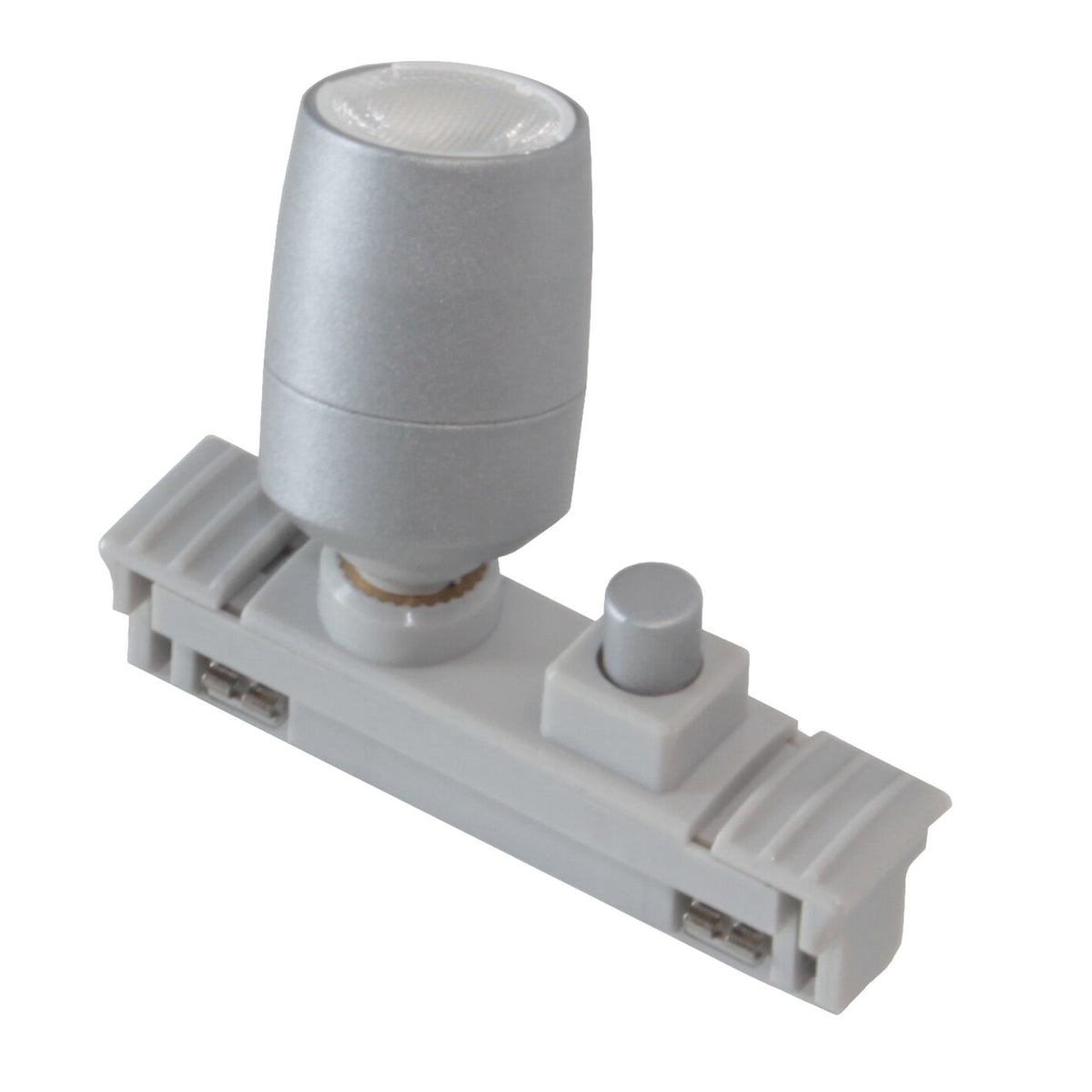 Faretto LED orientabile per Track System con interruttore, argento 3000 K