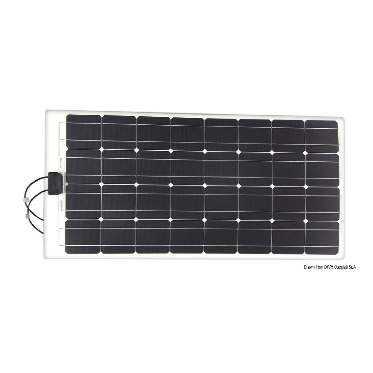 Enecom Solarmodul 100 Wp 1231 x 536 mm