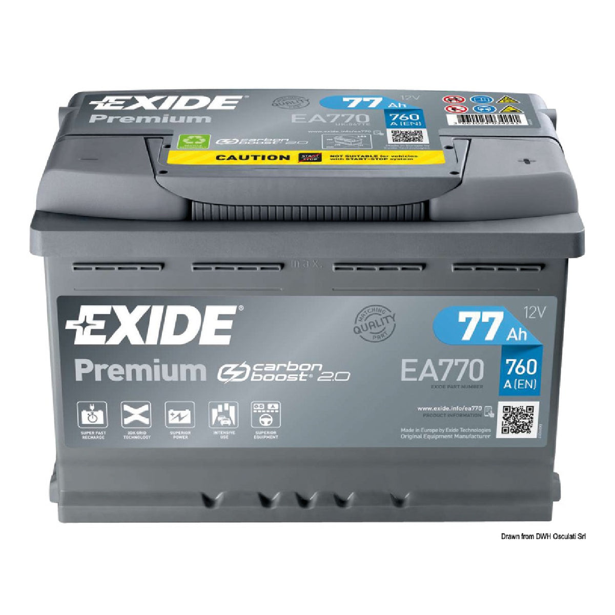 Exide Technologies EXIDE Premium-Batterien für Start- und Borddienste