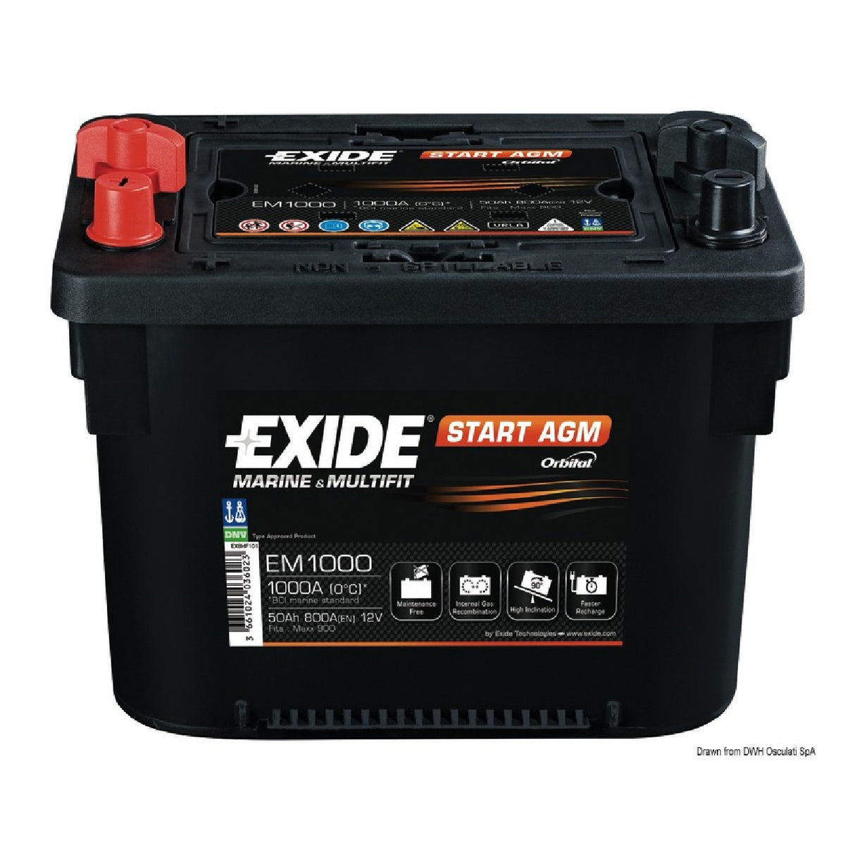Exide Technologies Maxxima Starterbatterie