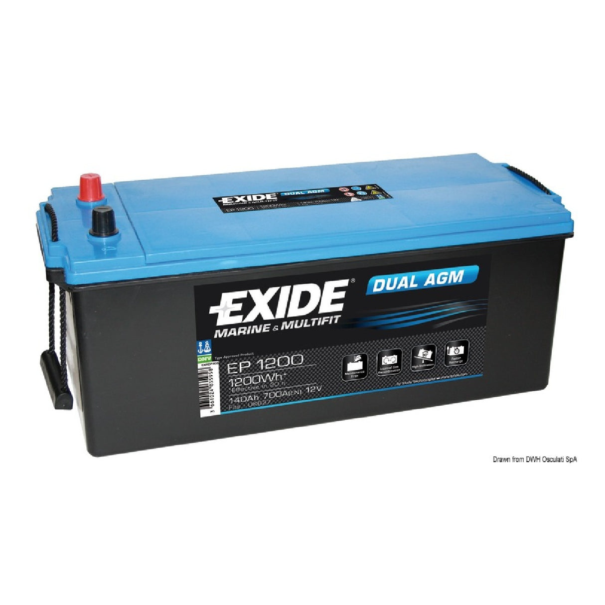 Exide Technologies EXIDE AGM-Batterien für Service und Start
