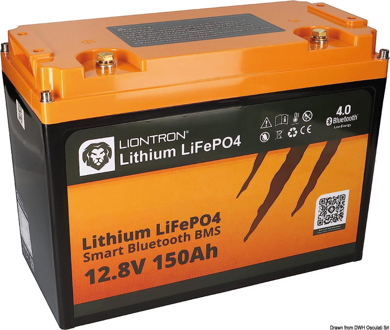 Osculati 150Ah Lithium-Batterie mit BMS und Bluetooth 12.460.04