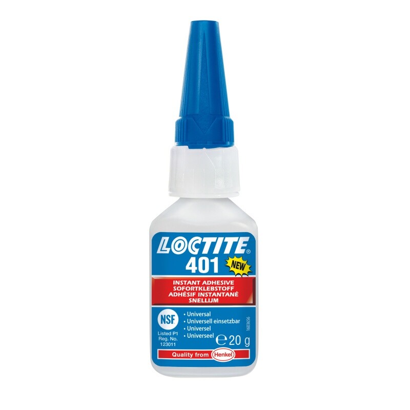 LOCTITE 401 - 20 g de adhesivo instantáneo universal de curado rápido