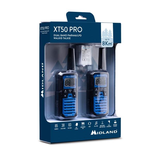 Midland XT50 PRO, set 2 walkie talkie