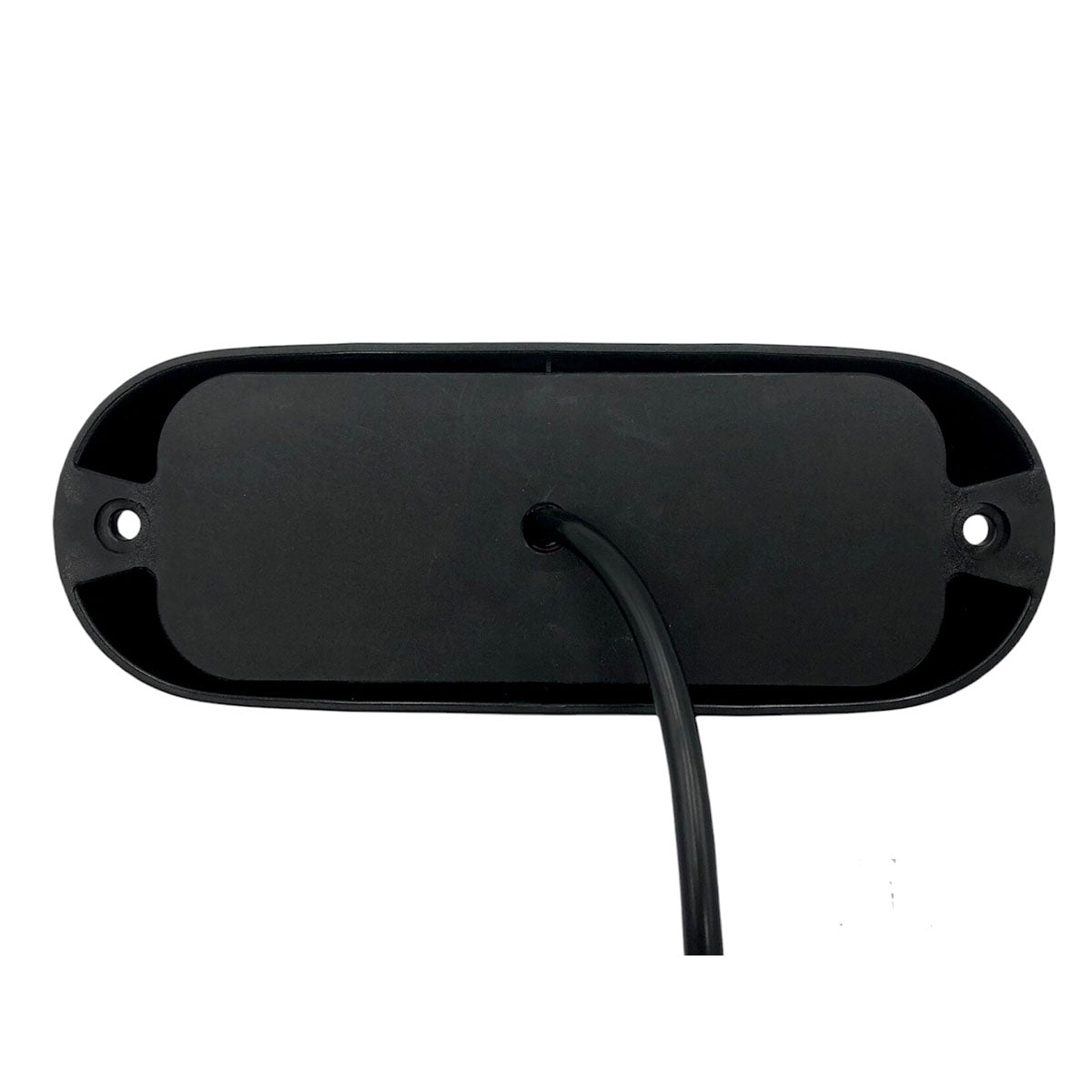 Aqualine 1-LED Ovale Unterwasserleuchte, Schwarz