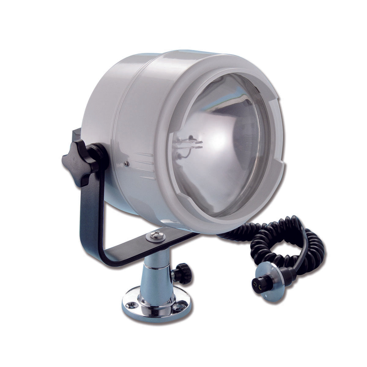 Trem Halogen deep-beam spotlight with two-pole socket