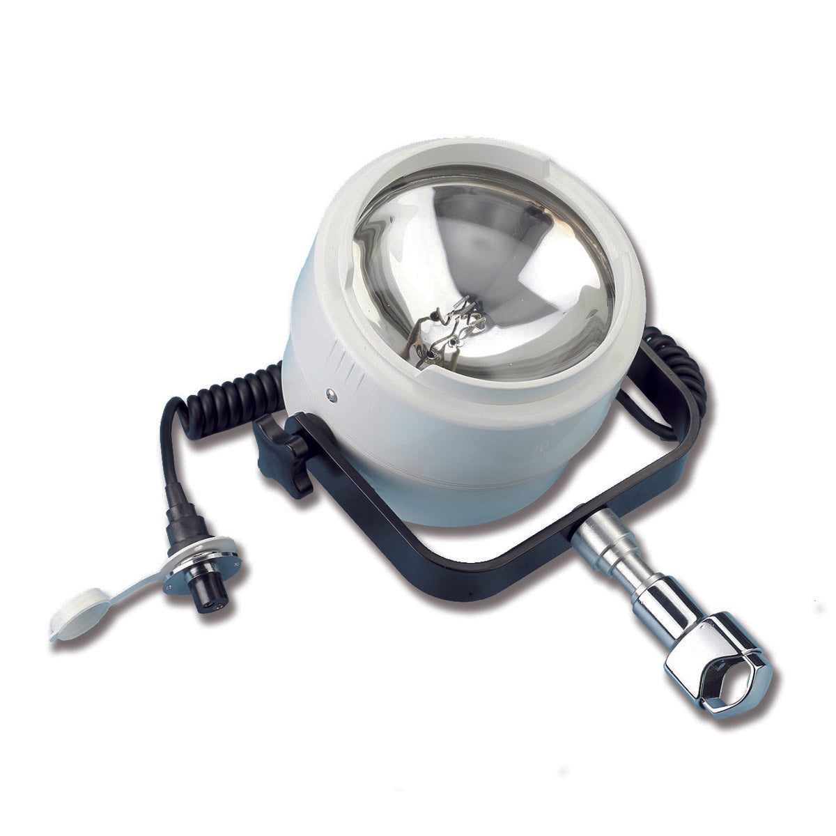 Trem Halogen deep sea light with pulpit attachment and two-pole socket