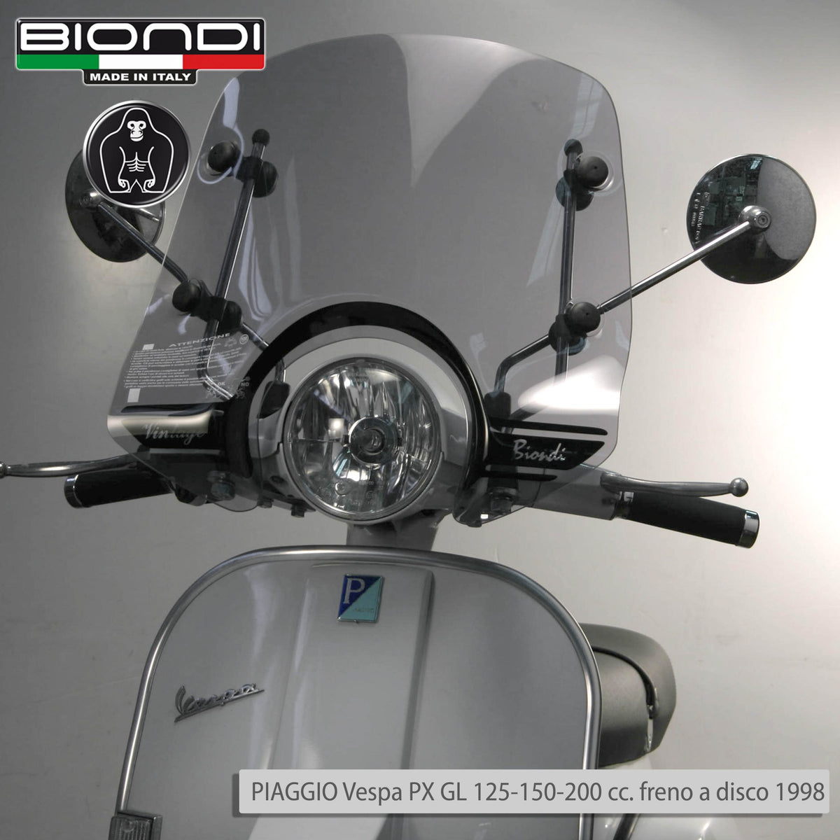 Biondi Little Club Cupolino Scooter Fumé - Solo Cupolino - MPN 8061205