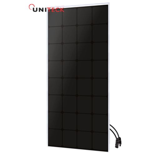Uniteck Pannello Solare UNISUN 120.12 BC 120W 12V presa posteriore con cavo e connettore 1050 x 550 x 35 mm