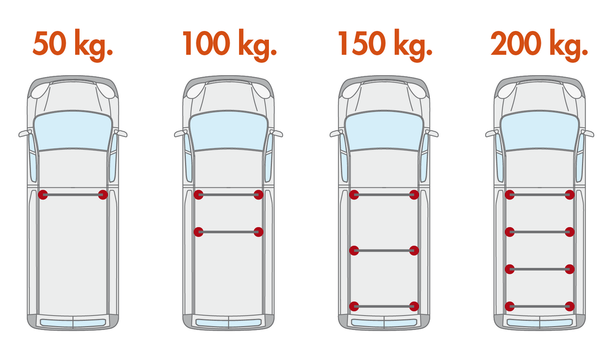 Fabbri Allestimento Per Veicolo Commerciale BARRO 150 (1 PZ) - STEEL / ACCIAIO 12A15000