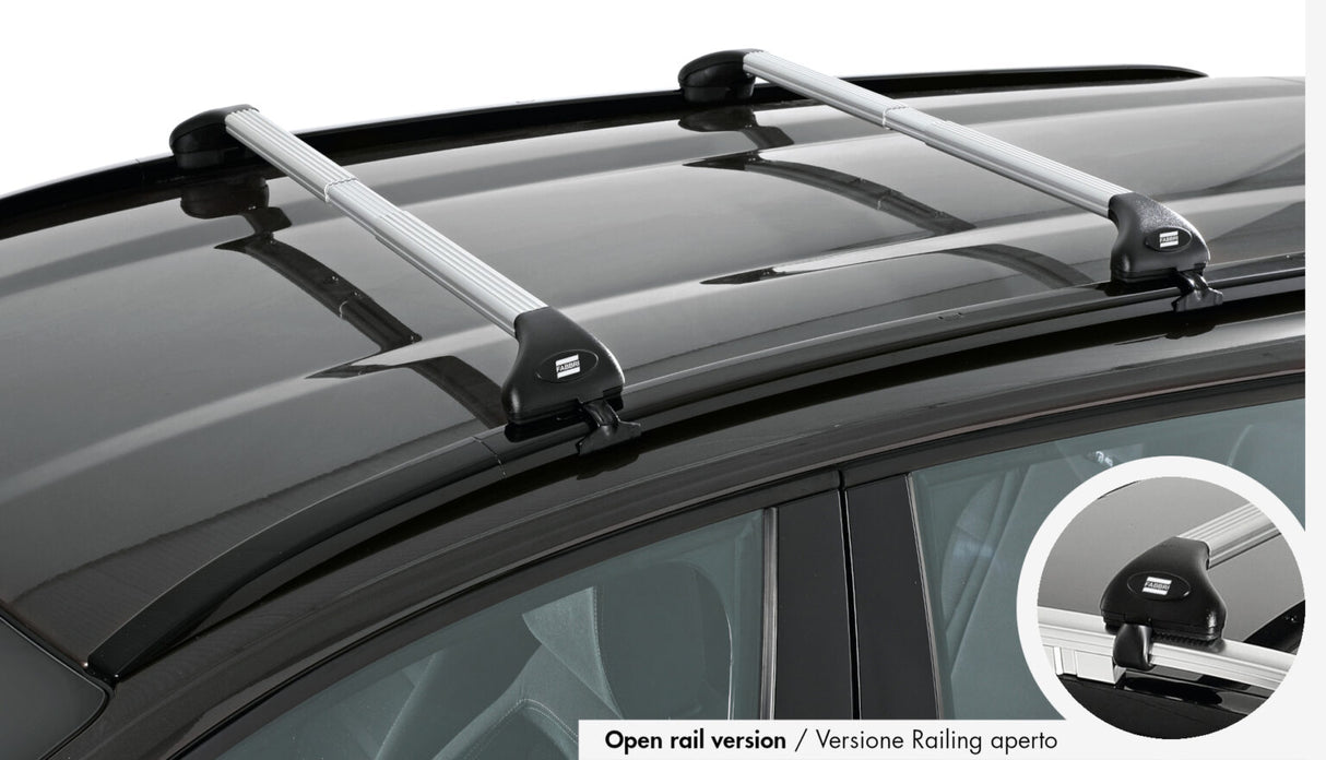 Fabbri Barre Portatutto Auto ALU VIVA 2 RC BLACK 12AW6900