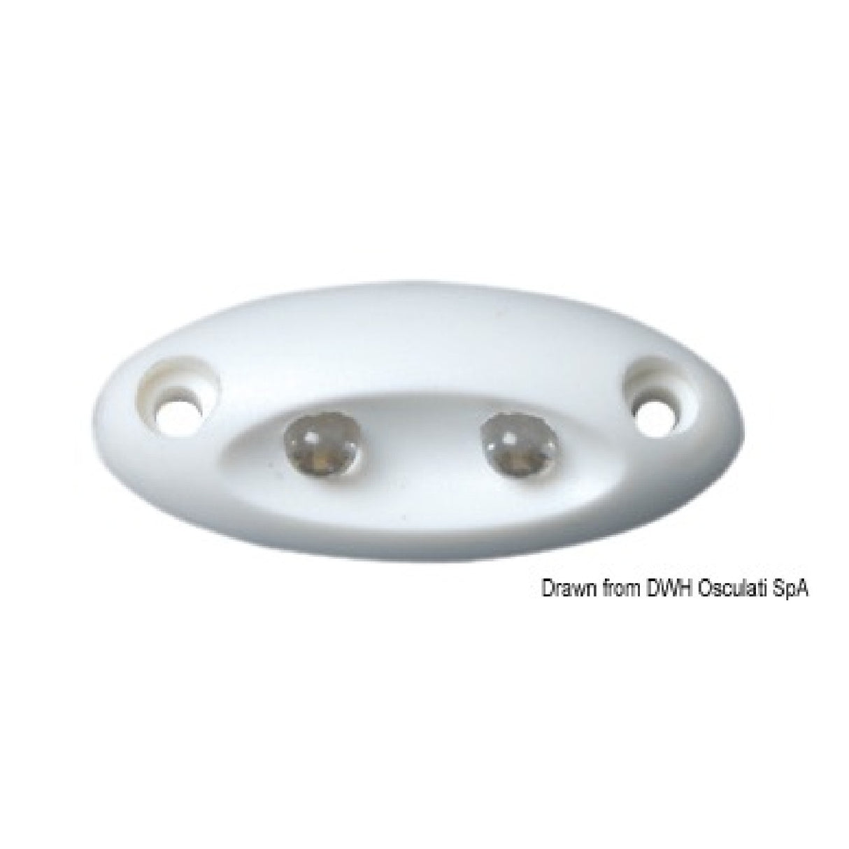 Osculati LED-Einstiegsleuchte ohne Einbauöffnung - vorne 13.177.01 13.177.01