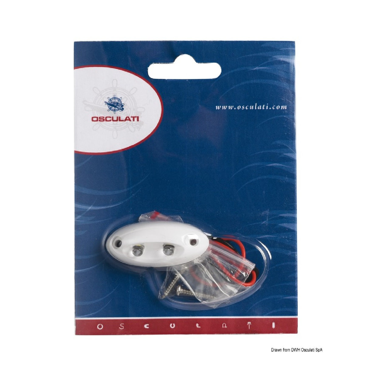 Osculati Luce di cortesia LED senza incasso - frontale 13.177.01 13.177.01 - AmerigoStore