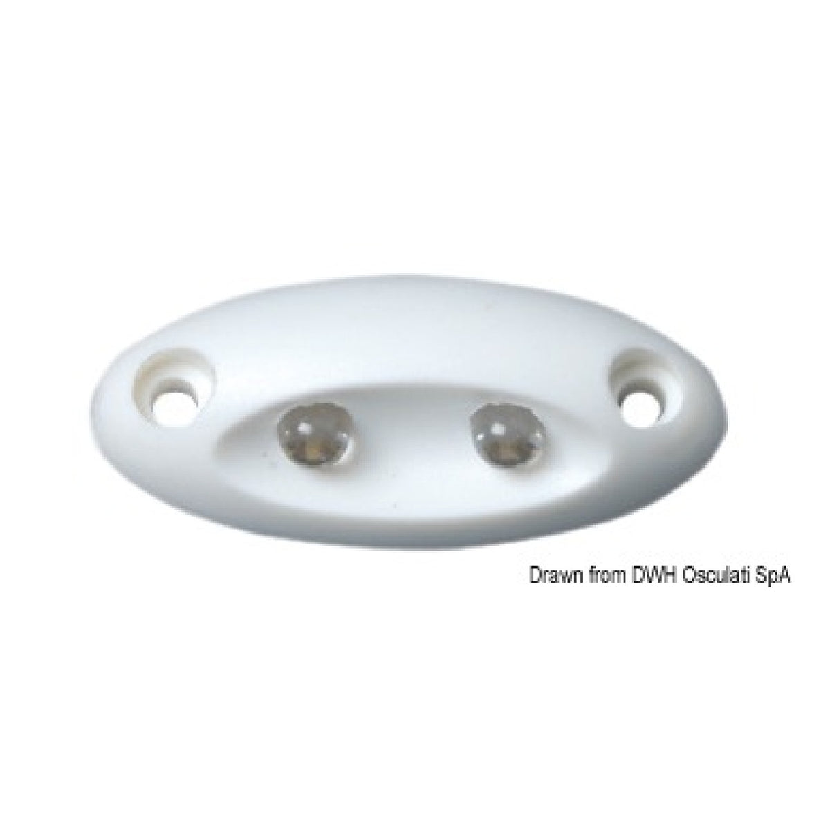 Osculati Luce di cortesia LED senza incasso - frontale 13.177.01 13.177.01 - AmerigoStore