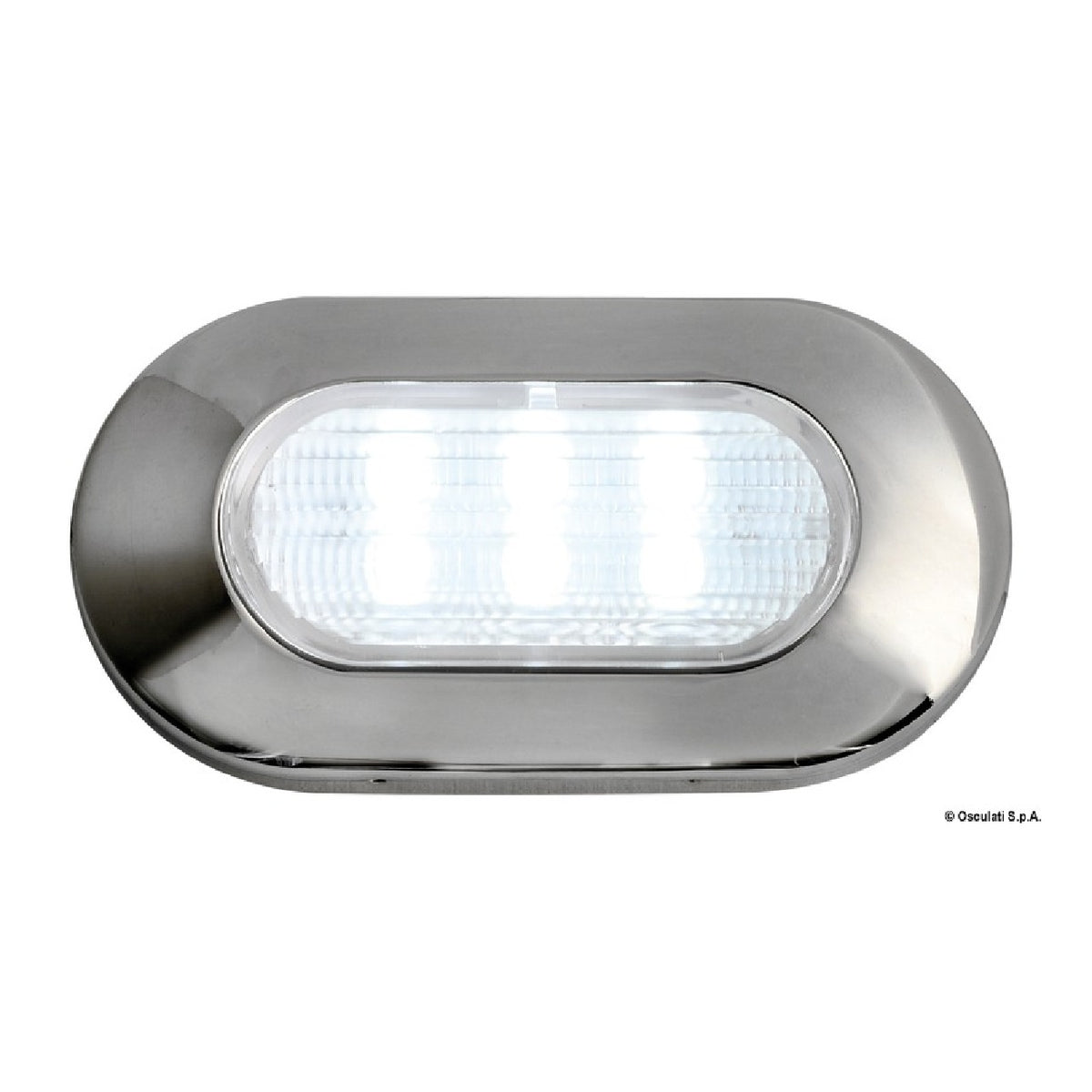 Osculati Oval-Innenleuchte mit 6 weißen LEDs 13.178.04