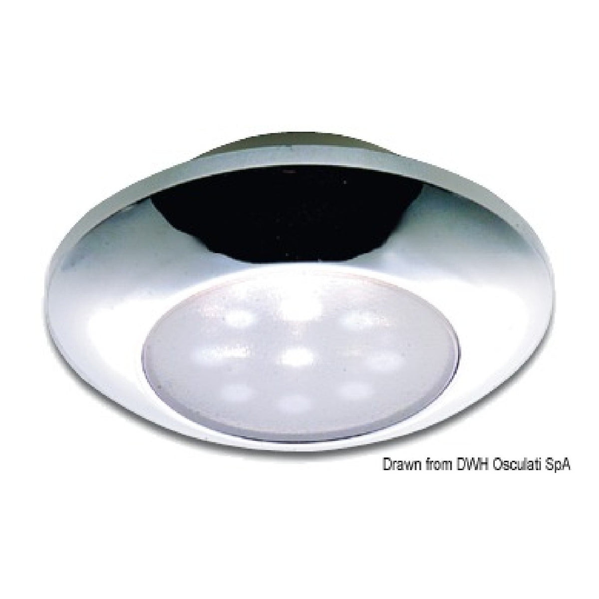 Osculati Plafoniera stagna LED cromata 13.179.02 13.179.02 - AmerigoStore