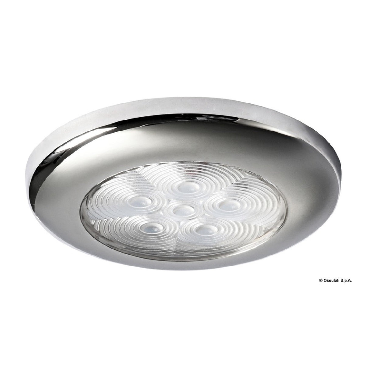 Osculati Weiße LED-Deckenleuchte ohne Einbaumaß 13.179.52