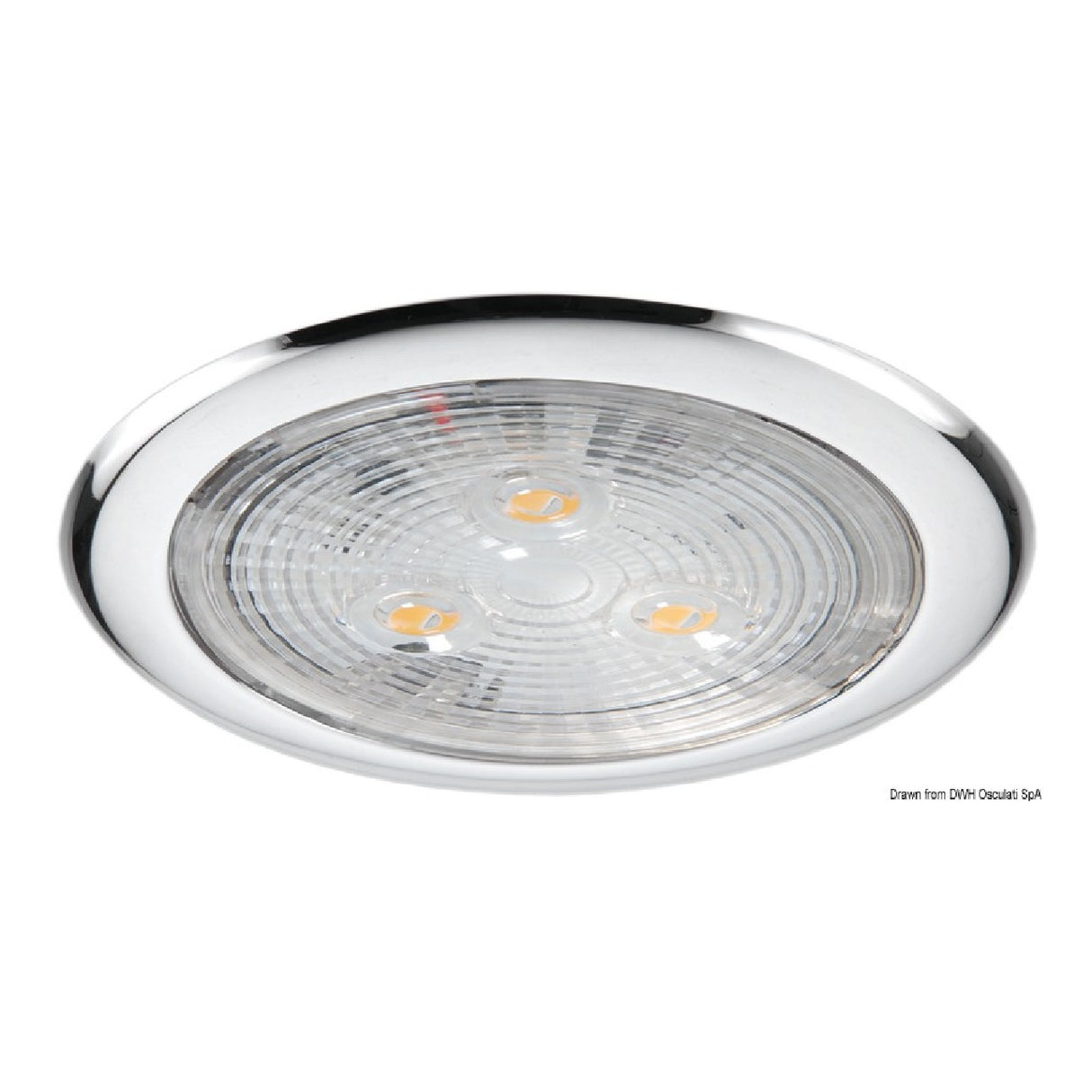 Osculati Ceiling light 3 LED white light 13.179.59