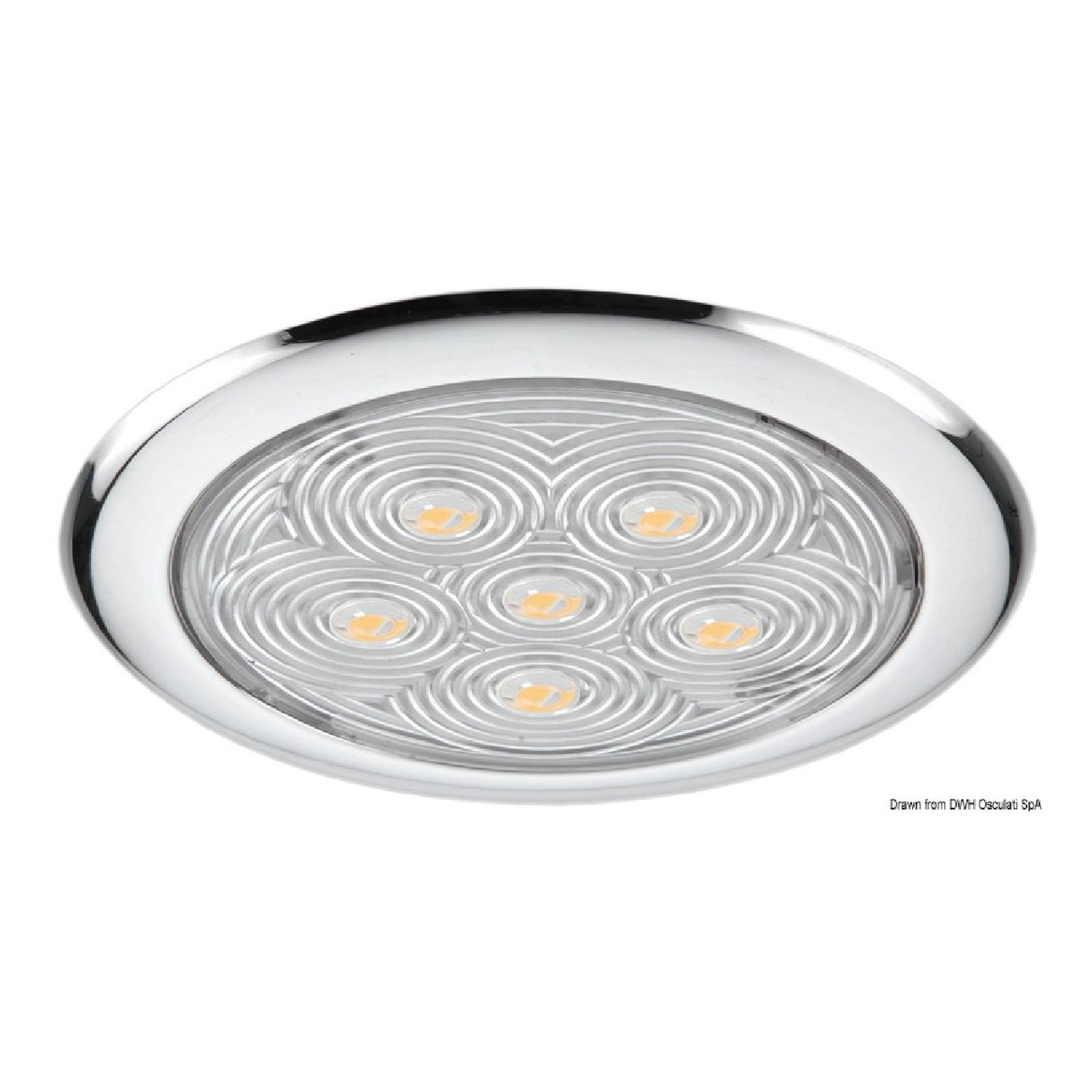 Osculati Ceiling light 6 LED white light 13.179.85
