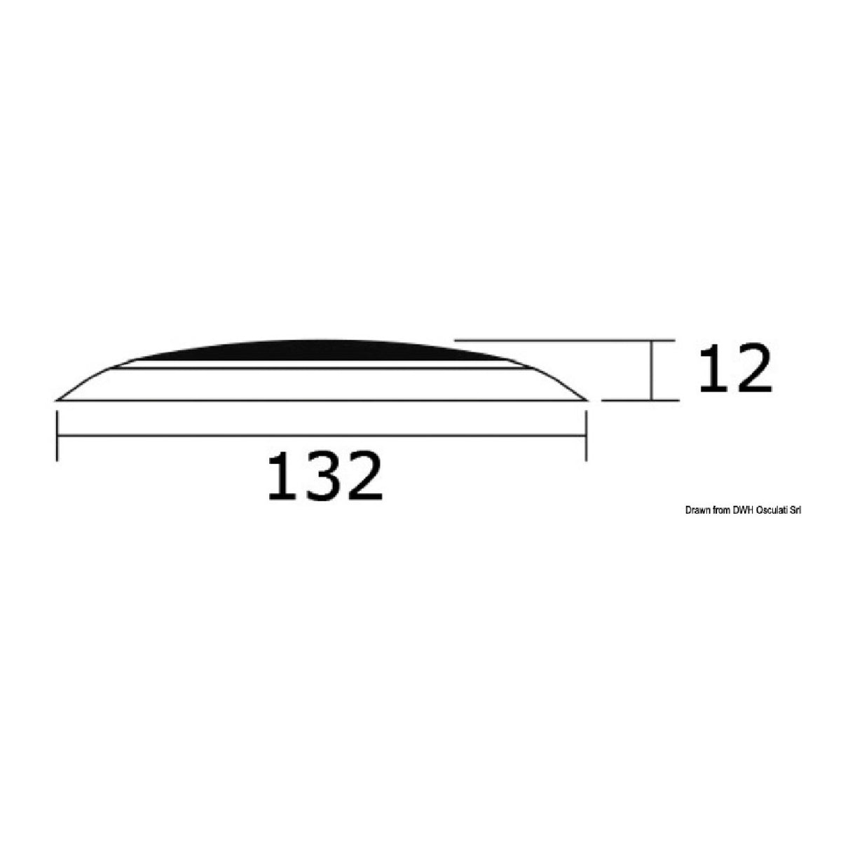 Osculati Plafoniera 9 LED luz blanca 13.179.90