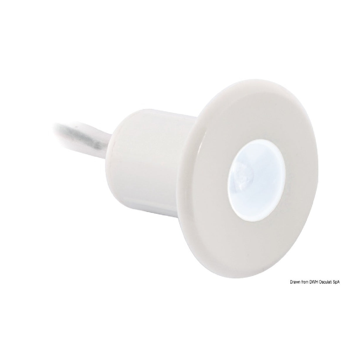 Osculati Luce di cortesia LED da incasso da incasso 13.183.08