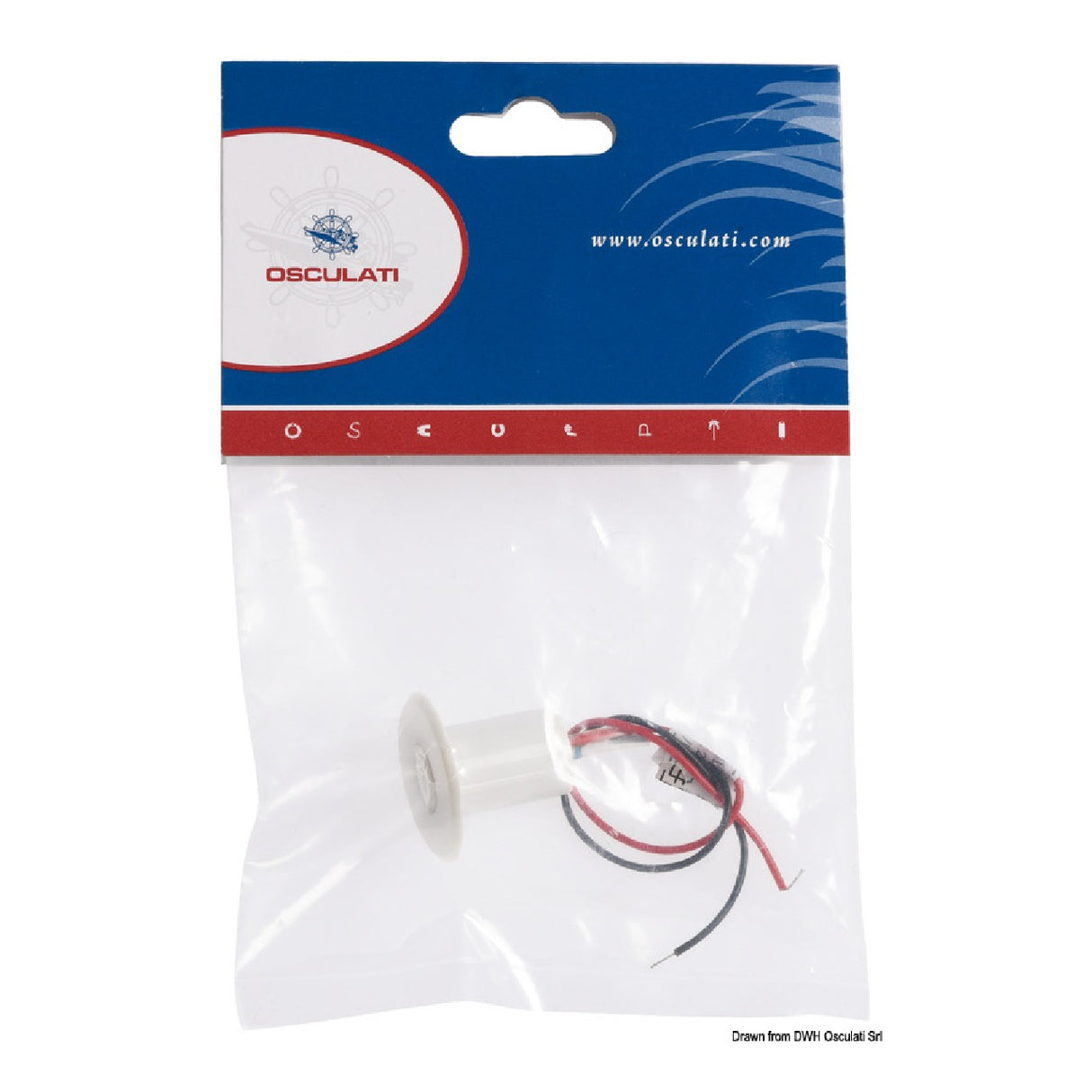 Osculati Luce di cortesia LED da incasso da incasso 13.183.08