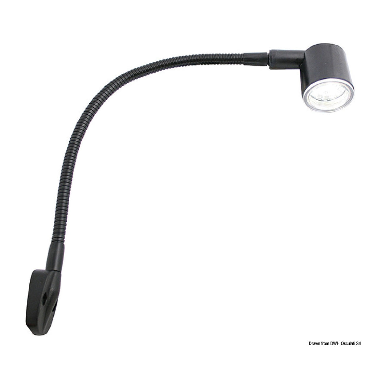 Batsystem Gelenkleuchte mit 6 SMD-LEDs, 8/30 V, Nachtsicht-Tiefenstrahler