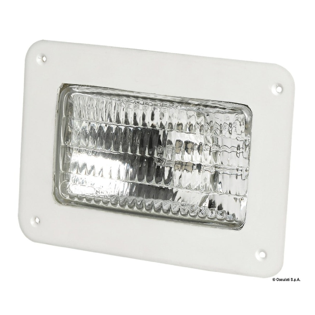 Osculati 13.260.12 Wasserdichter Halogen-Flutlichtstrahler mit diffusem Licht