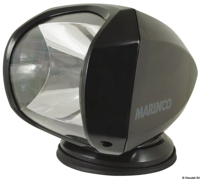 Marinco Faro 100W 12V 24V Nero con telecomando SPLR-2