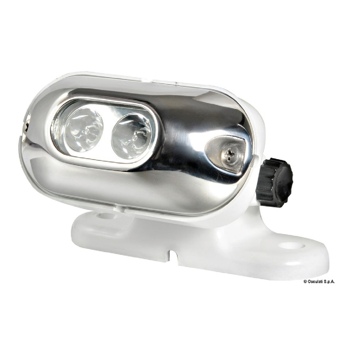 Foco completo Osculati con 2 LED blancos 13.270.52