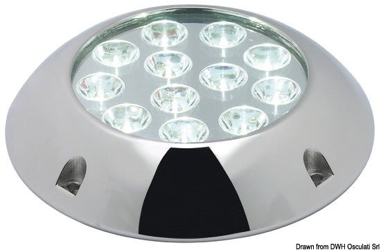 Osculati Luz subacuática 12 LED RGBW 13.298.02
