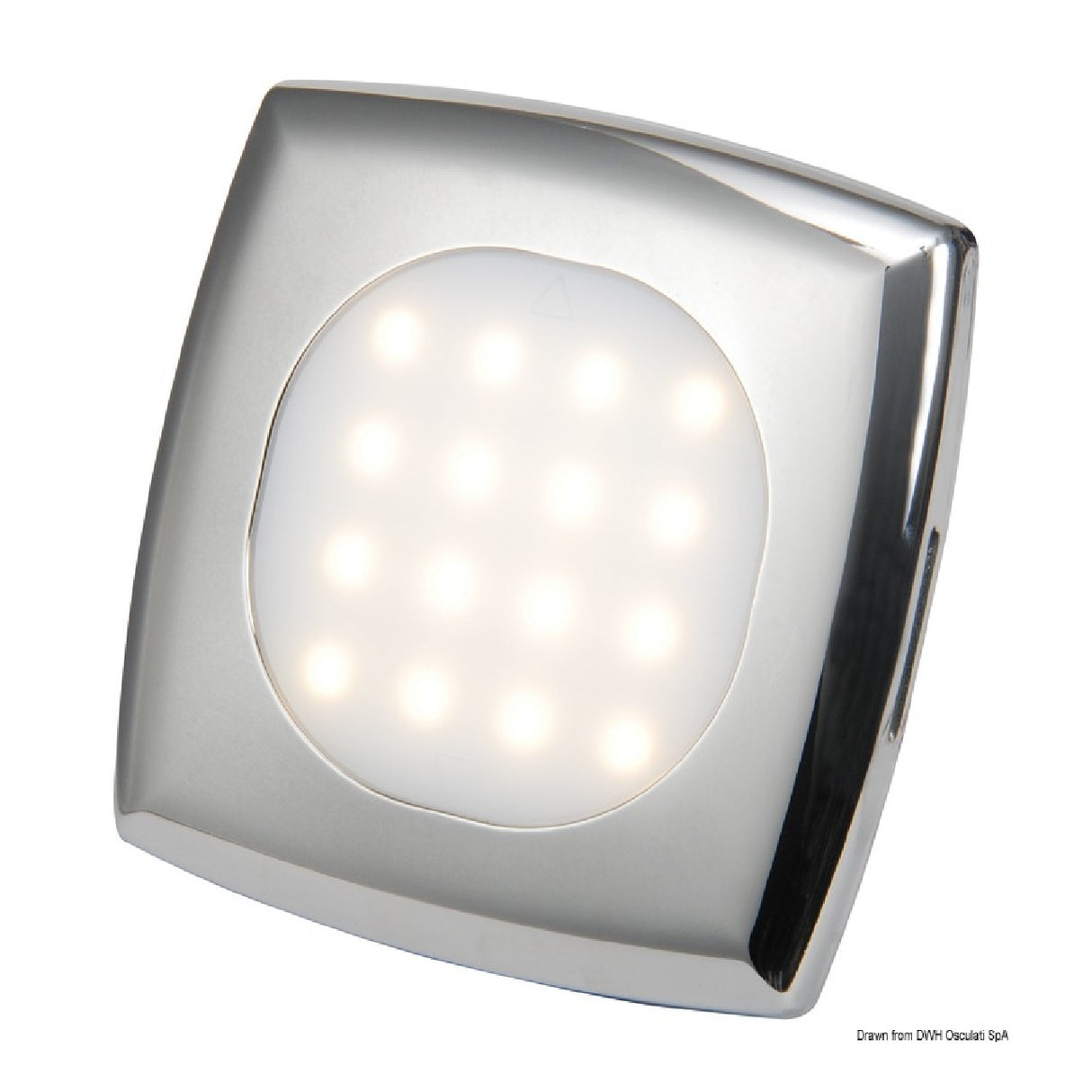 Osculati Square 13.443.41 recessed LED ceiling light