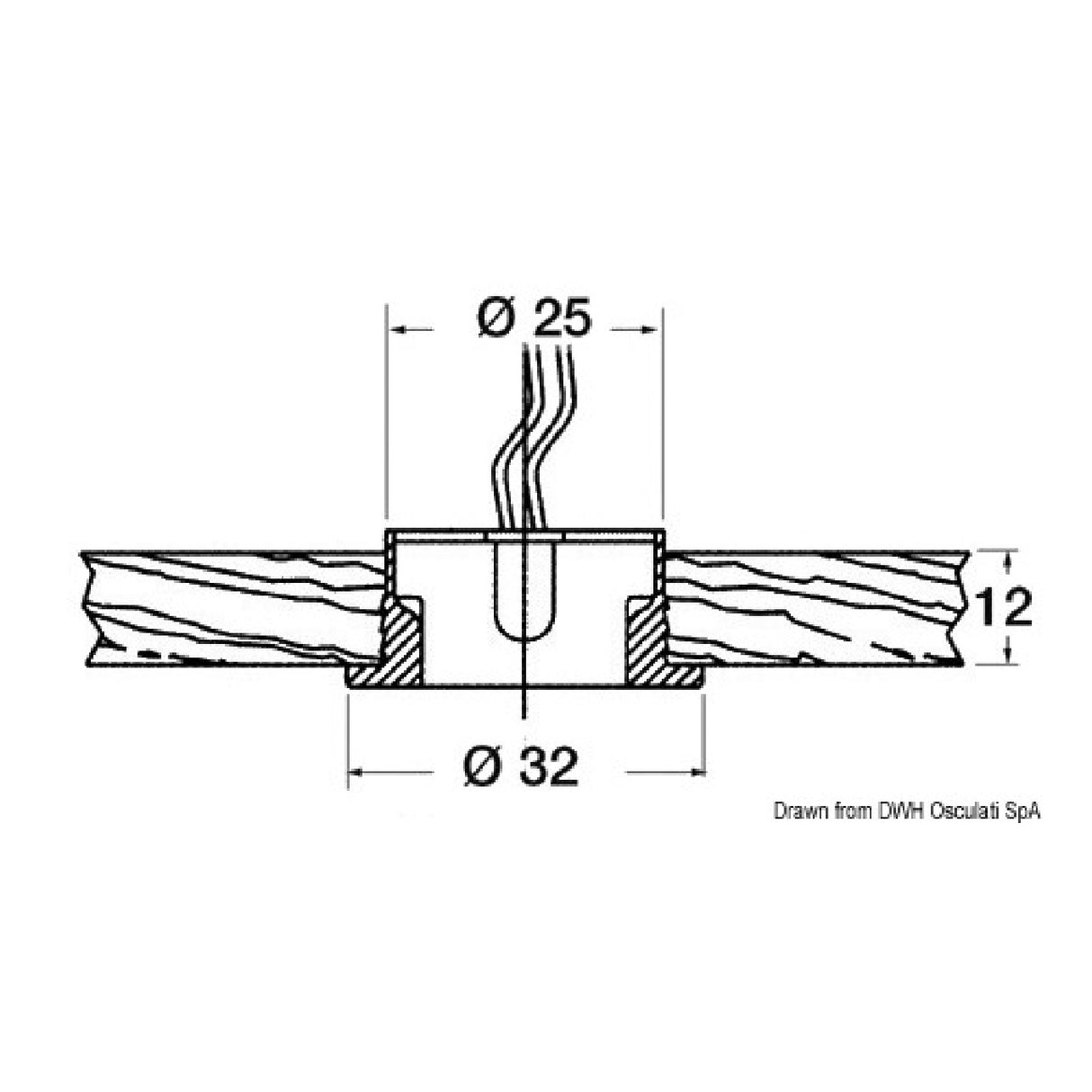 Foresti e Suardi Luce di cortesia LED da incasso FORESTI E SUARDI Circinus