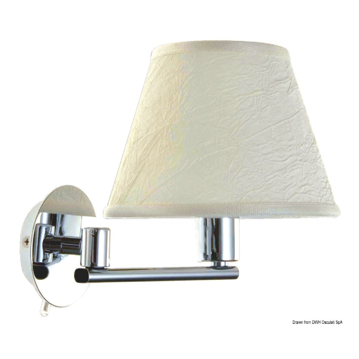 Foresti e Suardi Applique snodata Maia ottone cromato