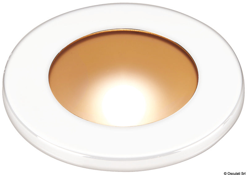 Osculati Polis 13.488.31 Lámpara LED empotrada blanca regulable