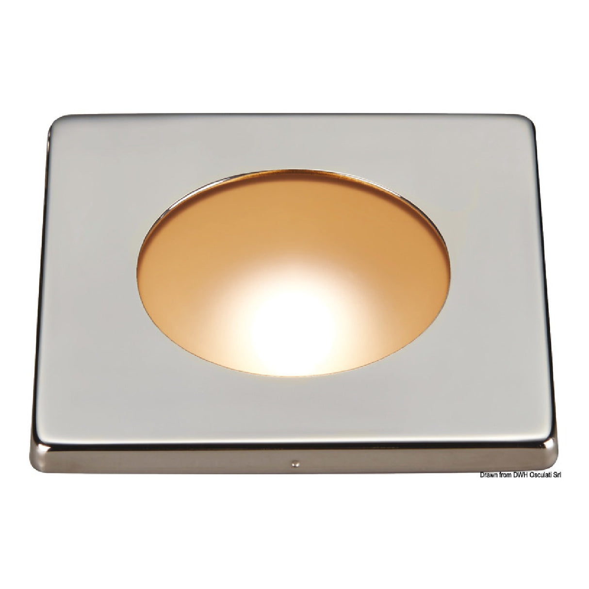 Osculati white LED recessed light Propus 13.489.01