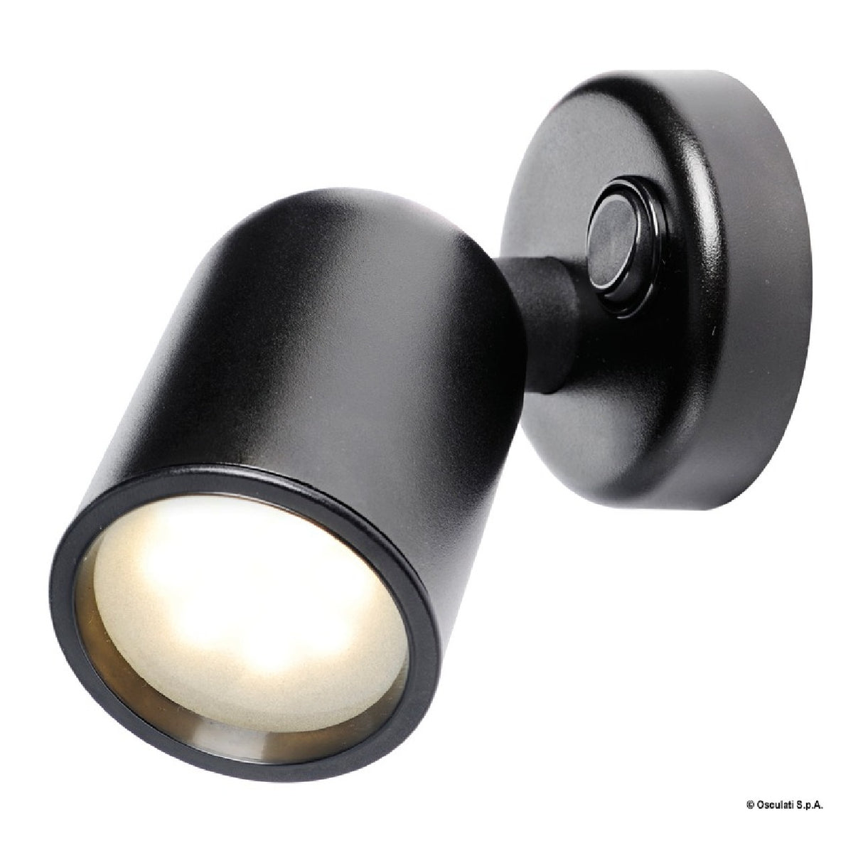 Osculati Faretto LED in ABS con interrutore interno barca 13.517.00