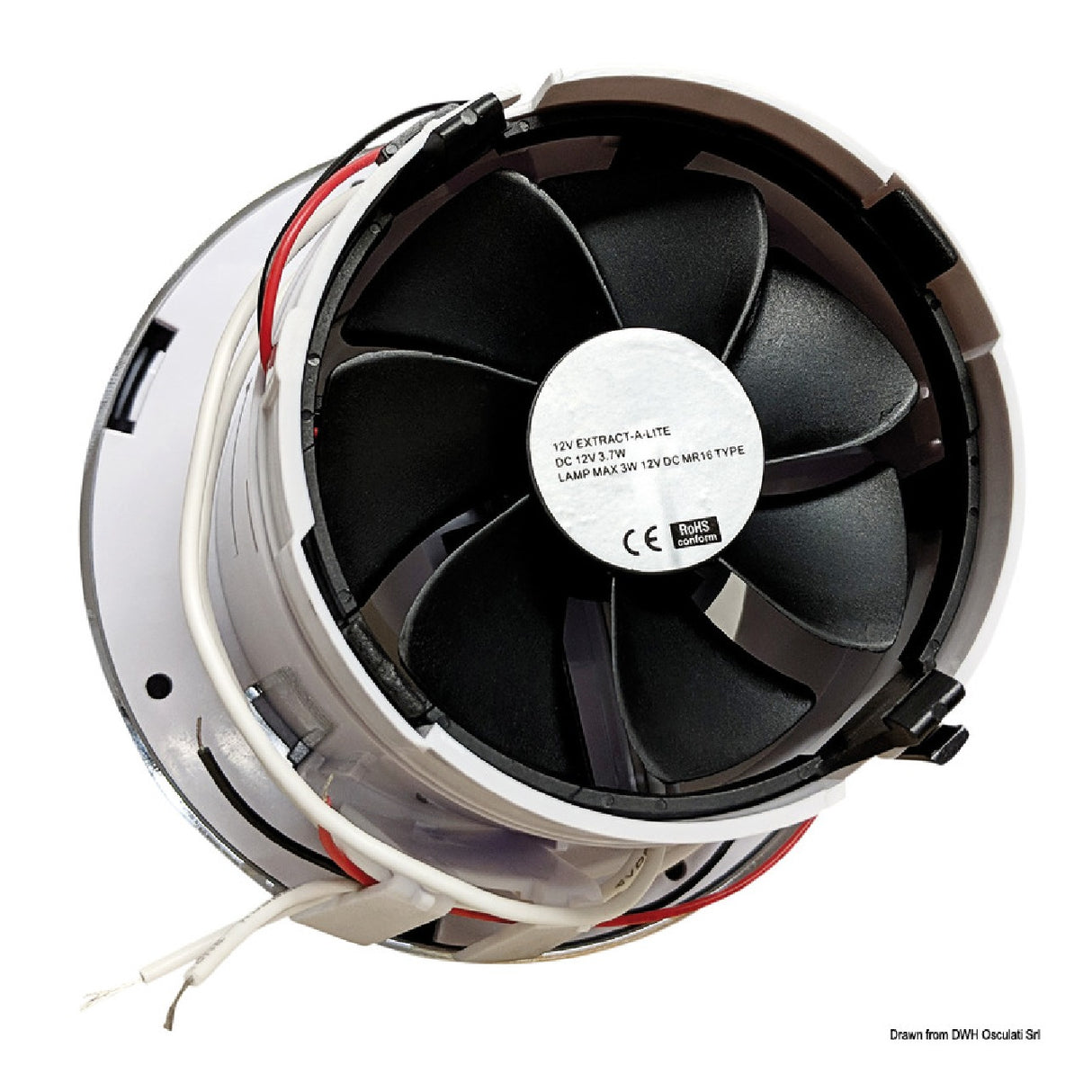 Osculati Extract and Light 13.582.12 LED-Einbaustrahler mit Saugnapf