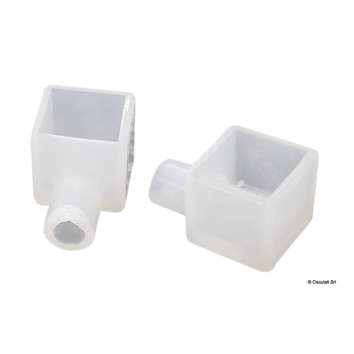 Tapa de salida de cable de 90° Osculati para barra de luz LED neón flexible 13.705.03