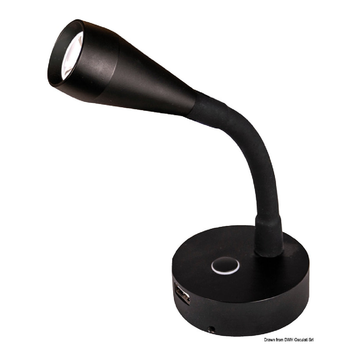 Batsystem Faretto LED LEIA Total black