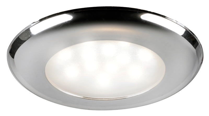 Osculati SOLE LED-Einbau-Deckenleuchte mit verchromtem Ring und Schalter 13.877.85